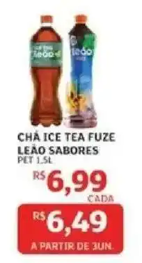 Assaí Atacadista CHÁ ICE TEA FUZE LEÃO SABORES oferta