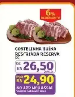 Assaí Atacadista Costelinha Suína Resfriada Reserva oferta