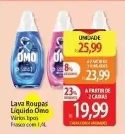 Atacadão Lava Roupas Líquido OMO oferta