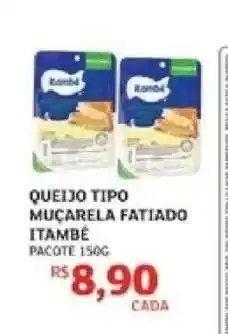 Assaí Atacadista QUEIJO TIPO MUÇARELA FATIADO ITAMBÉ oferta