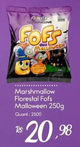 Giassi Supermercados Marshmallow Florestal Fofs Malloween oferta
