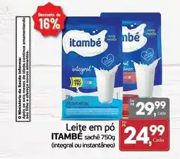 Cometa Supermercados Leite em pó itambé sachê oferta