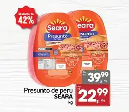Cometa Supermercados Presunto de peru seara oferta