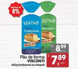 Cometa Supermercados Pão de forma visconti oferta