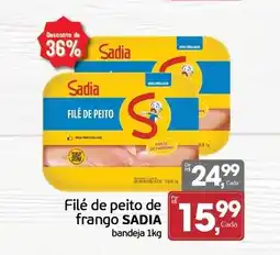 Cometa Supermercados Filé de peito de frango sadia bandeja oferta