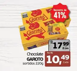 Cometa Supermercados Chocolate garoto sortidos oferta