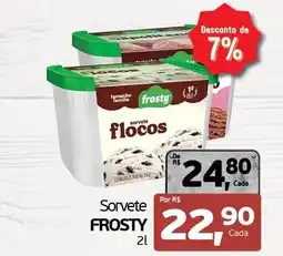 Cometa Supermercados Sorvete frosty oferta