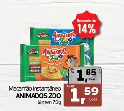 Cometa Supermercados Macarrão instantâneo animados zoo lámen oferta
