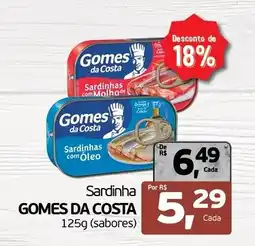 Cometa Supermercados Sardinha gomes da costa oferta
