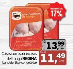 Cometa Supermercados Coxas com sobrecoxas de frango regina bandeja oferta