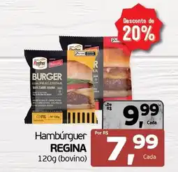 Cometa Supermercados Hambúrguer regina oferta