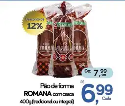 Cometa Supermercados Pão de forma romana com casca oferta