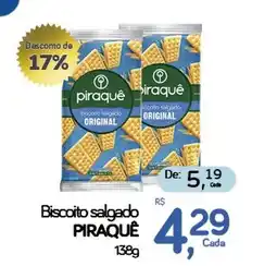 Cometa Supermercados Biscoito salgado piraquê oferta
