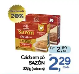 Cometa Supermercados Caldo em pó sazón oferta