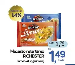 Cometa Supermercados Macarrão instantâneo richester lámen oferta