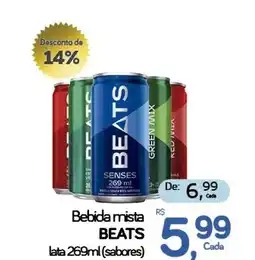 Cometa Supermercados Bebida mista beats lata oferta