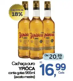 Cometa Supermercados Cachaça ouro ypióca conta-gotas oferta