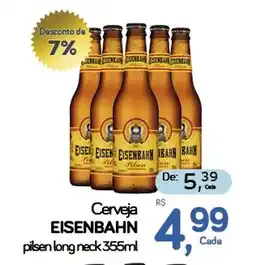 Cometa Supermercados Cerveja eisenbahn pilsen long neck oferta