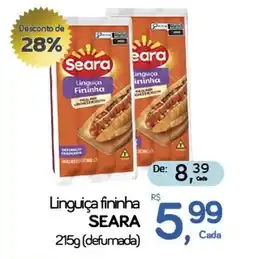 Cometa Supermercados Linguiça fininha seara oferta