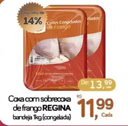 Cometa Supermercados Coxa com sobrecoxa de frango regina bandeja oferta