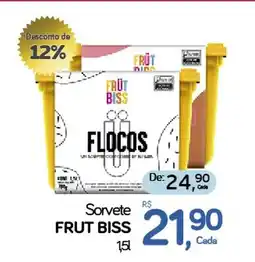 Cometa Supermercados Sorvete frut biss oferta