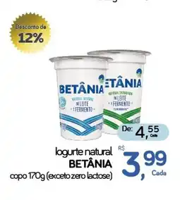 Cometa Supermercados Logurte natural betânia oferta