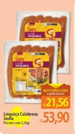 Atacadão Linguiça Calabresa Sadia oferta