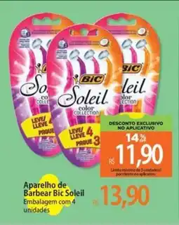 Atacadão Aparelho de Barbear Bic Soleil oferta
