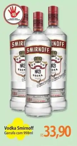 Atacadão Vodka Smirnoff Garrafa com oferta