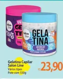 Atacadão Gelatina capilar salon line oferta