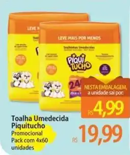 Atacadão Toalha Umedecida Piquitucho oferta