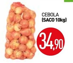 Calvo Atacadista Cebola saco 10kg oferta