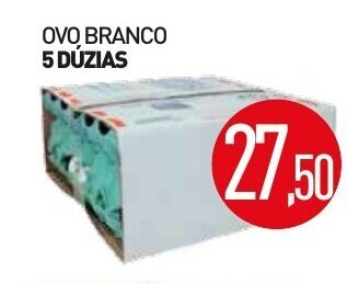 Calvo Atacadista Ovo Branco 5 Duzias oferta