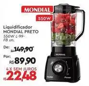 Komprao Atacadista Mondial - liquidificador preto oferta
