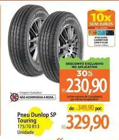 Atacadão Carrefour - pneu dunlop sp touring oferta