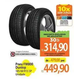 Atacadão Dunlop - pneu fm800 oferta