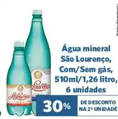 Água mineral são lourenço, com/sem gás