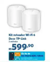 Sam's Club Kit roteador Wi-Fi 6 Deco TP-Link oferta