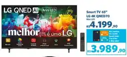 Sam's Club Smart tv 65" lg 4k qned70 oferta