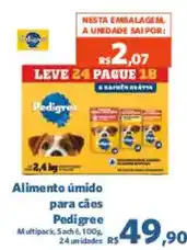 Sam's Club Alimento úmido para cães Pedigree oferta