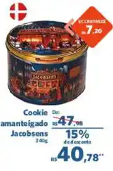 Sam's Club Cookie amanteigado Jacobsens oferta