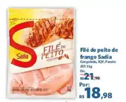 Sam's Club Filé de peito de frango Sadia oferta