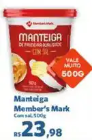 Sam's Club Manteiga member's mark com sal oferta