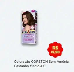 Angeloni Coloração cor&ton sem amônia castanho médio 4.0 oferta