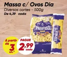 Dia Massa c/ Ovos Dia oferta