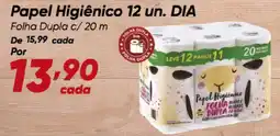 Dia Papel Higiênico Folha Dupla oferta