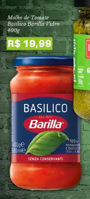 Molho de Tomate Basilico Barilla Vidro