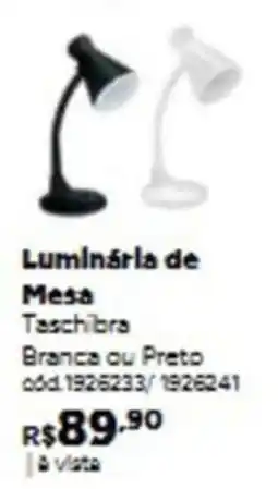 Tumelero Luminária de Mesa Taschibra oferta