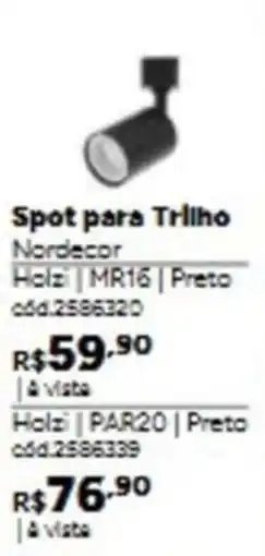 Tumelero Spot para Trilho Nordecor oferta