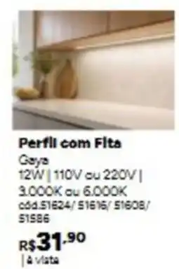 Tumelero Perfíl com Fita Gaya oferta